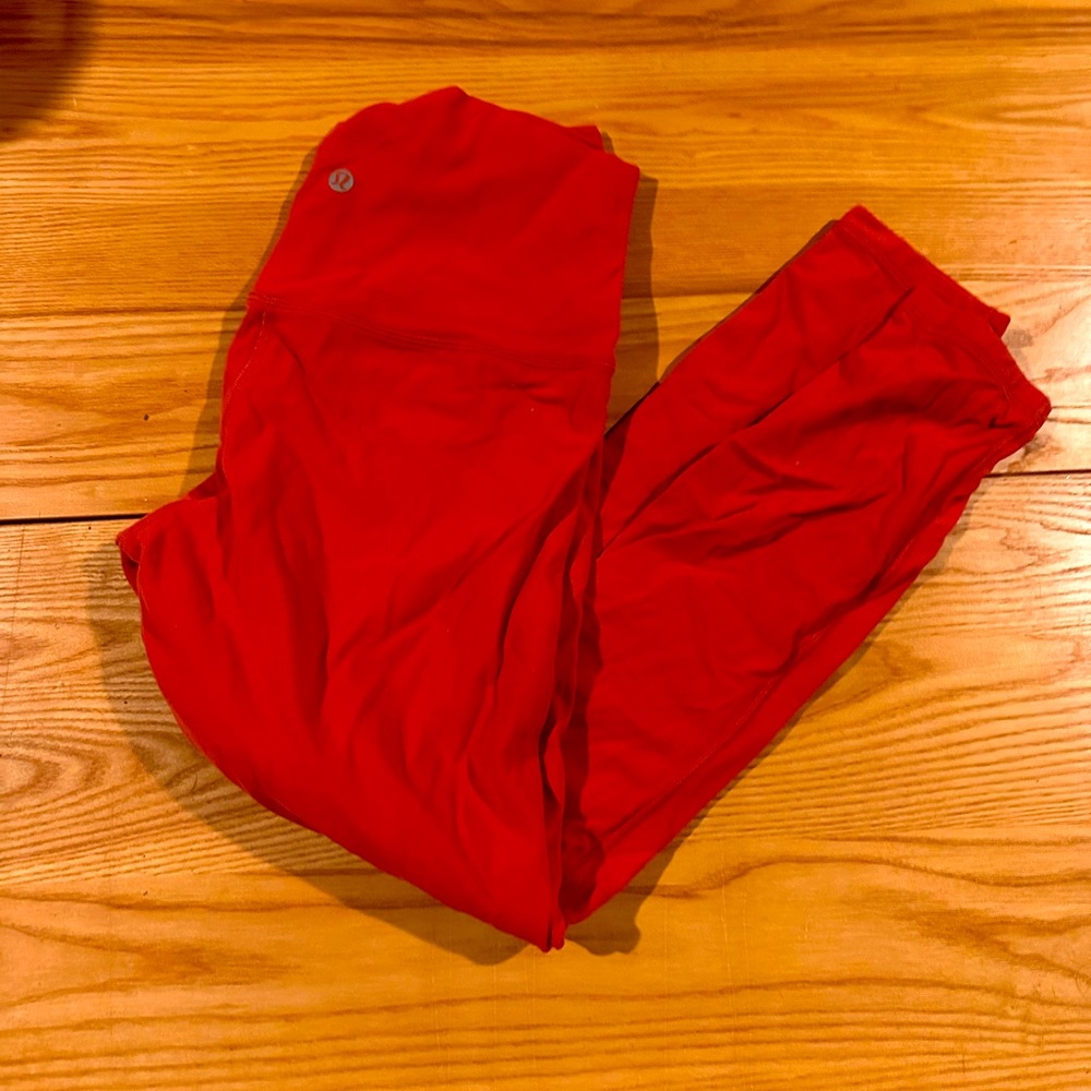 Lululemon coral align leggings size 8